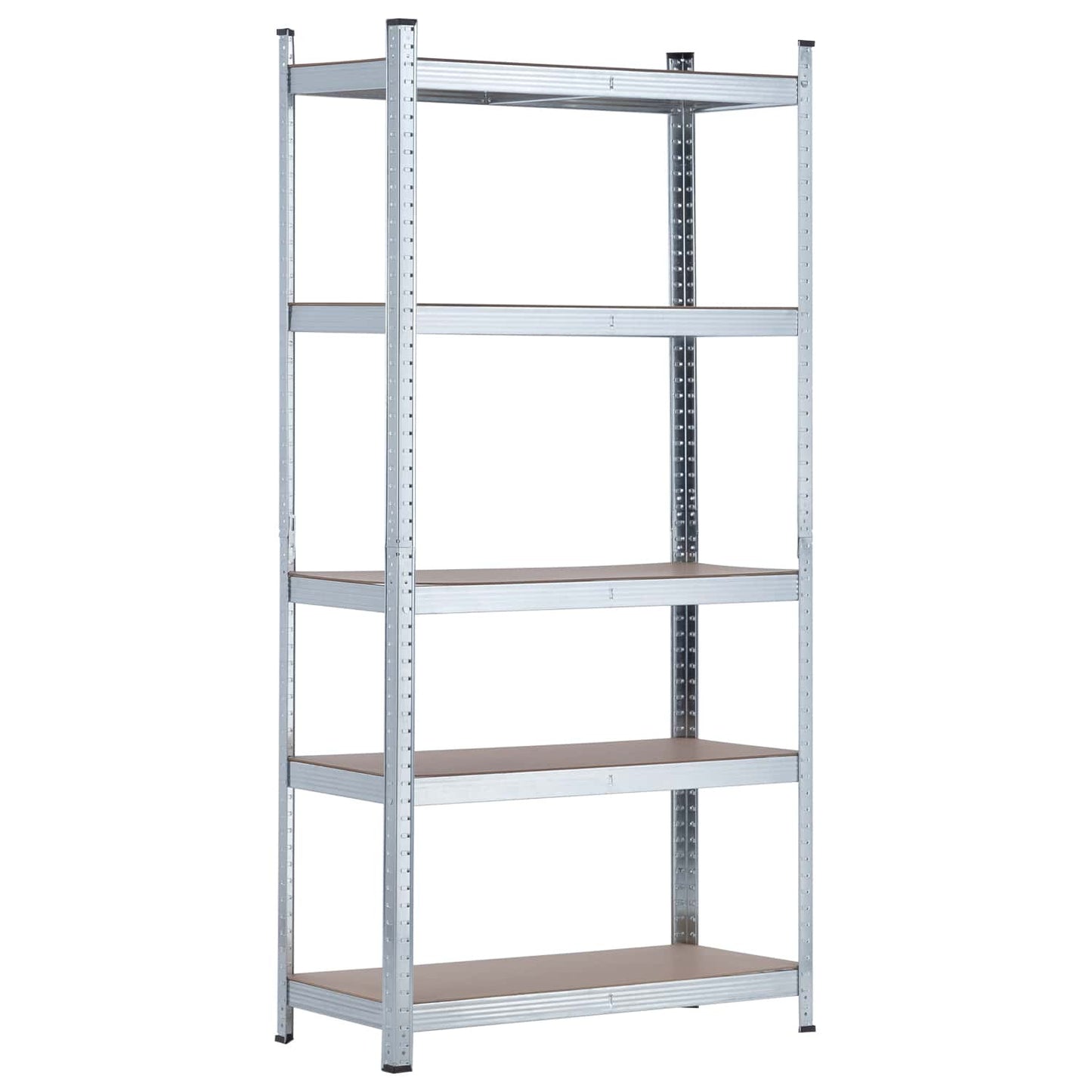 Estantería Modular Galvanizada Con 5 Baldas Ajustables 180x90x40cm 875kg_0