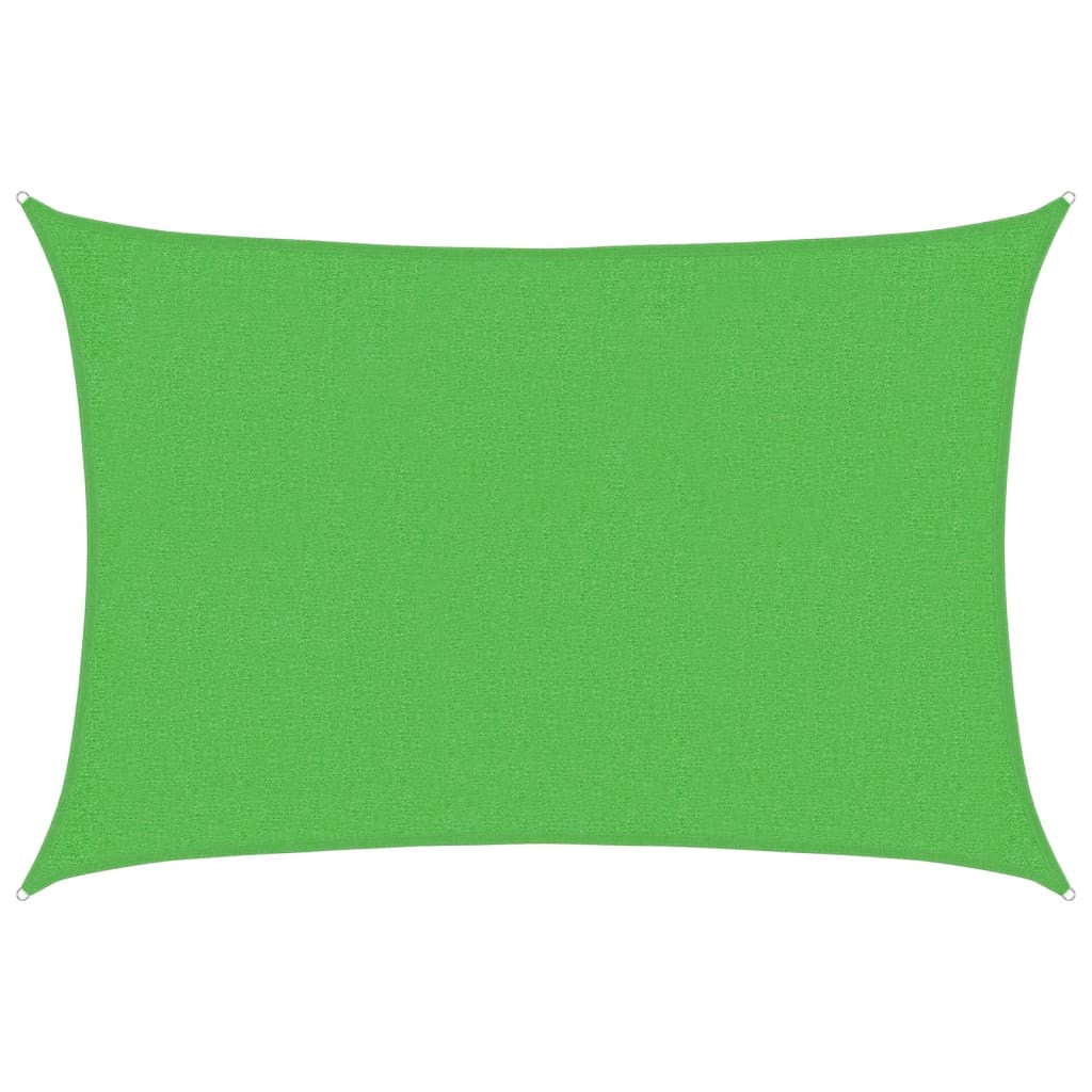 Vidaxl Toldo De Vela Verde Claro Hdpe 160 G/m² 2x2,5 M_0