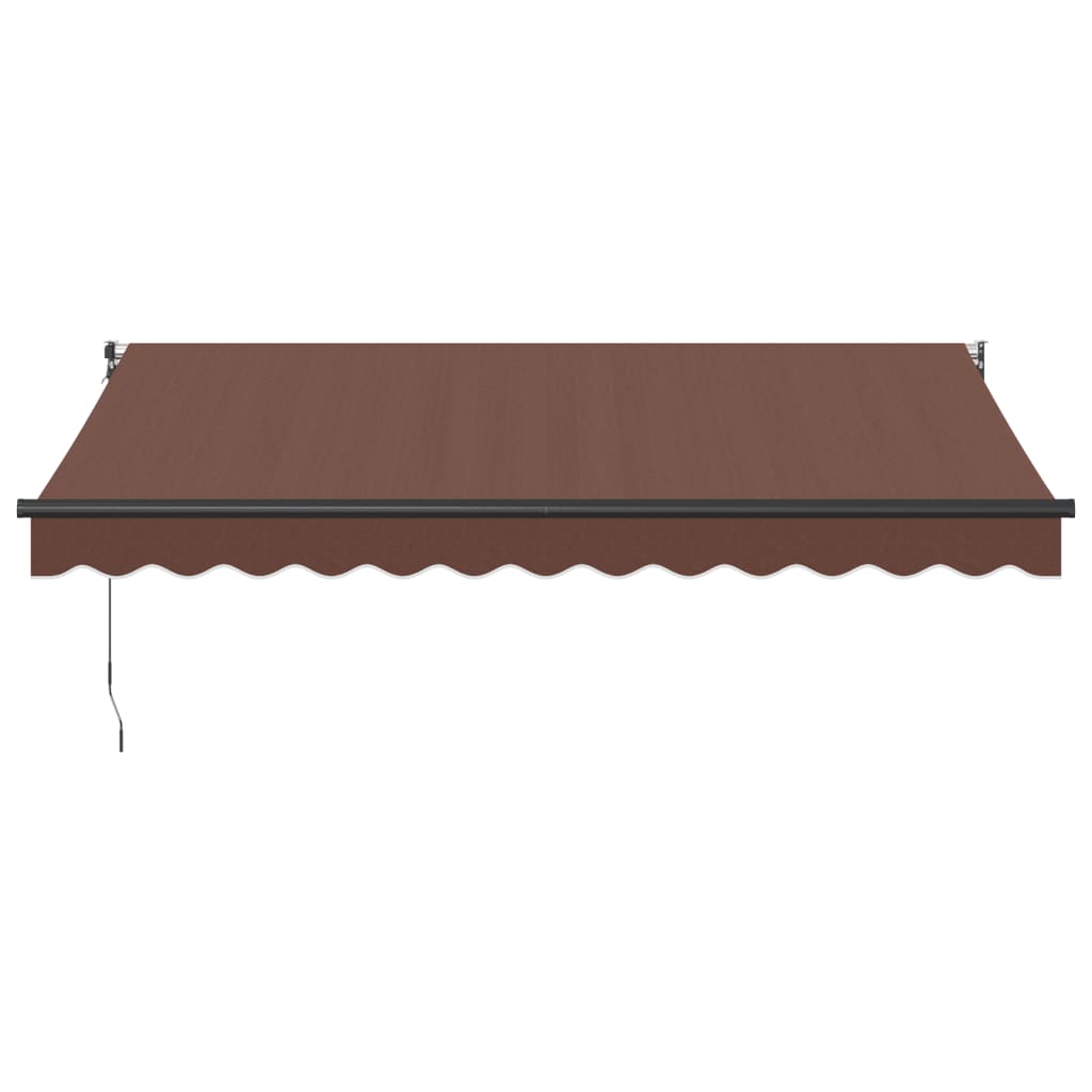 Toldo Retráctil Manual Marrón 350x250 Cm_2