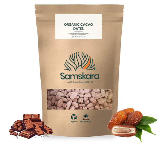 Dátiles Con Cacao Bio - 500g | Dátiles Ecológicos Naturales, Endulzante Vegano Sin Azúcares Refinados, Ricos En Fibra_0