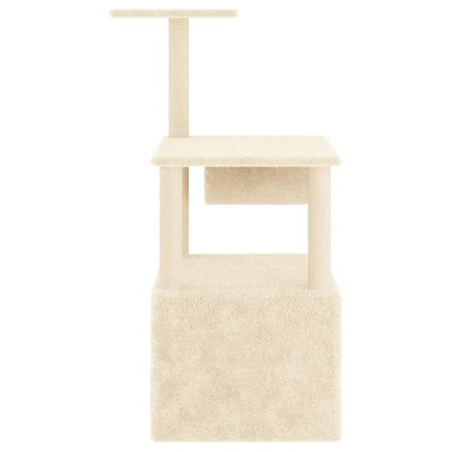 Vidaxl Rascador Para Gatos Con Postes De Sisal Color Crema 109,5 Cm_3