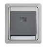 Conmutador Gris Ip55 Monobloc Empotrar