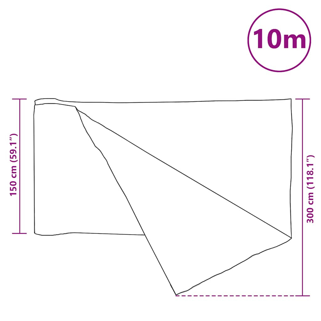 Vidaxl Red De Privacidad Hdpe Negro 1,5x10 M 150 G/m²_2