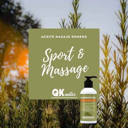 QKnatur - Aceite Para Masaje de Romero 250ml - Alto Contenido En Aceite Esencial De Romero Y Harpagofito_1
