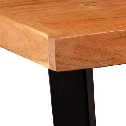 Mesa De Bar De Madera Maciza De Acacia 60x60x107 Cm_3