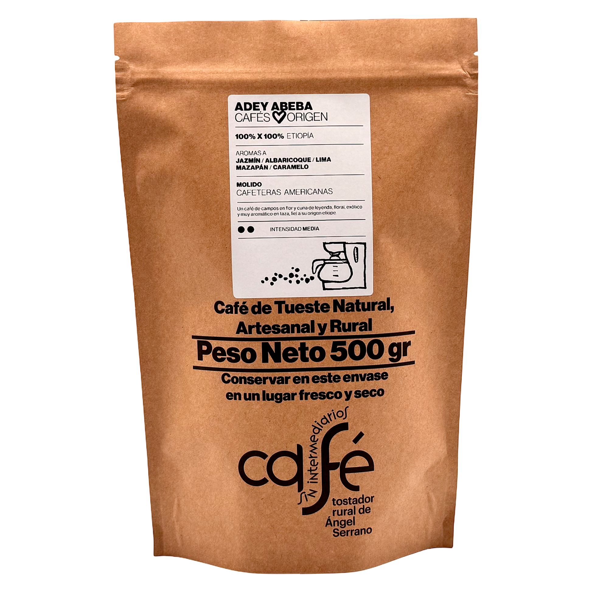 Cafe Sin Intermediarios Café Etiopía Adey Molido Americana 500 G_0