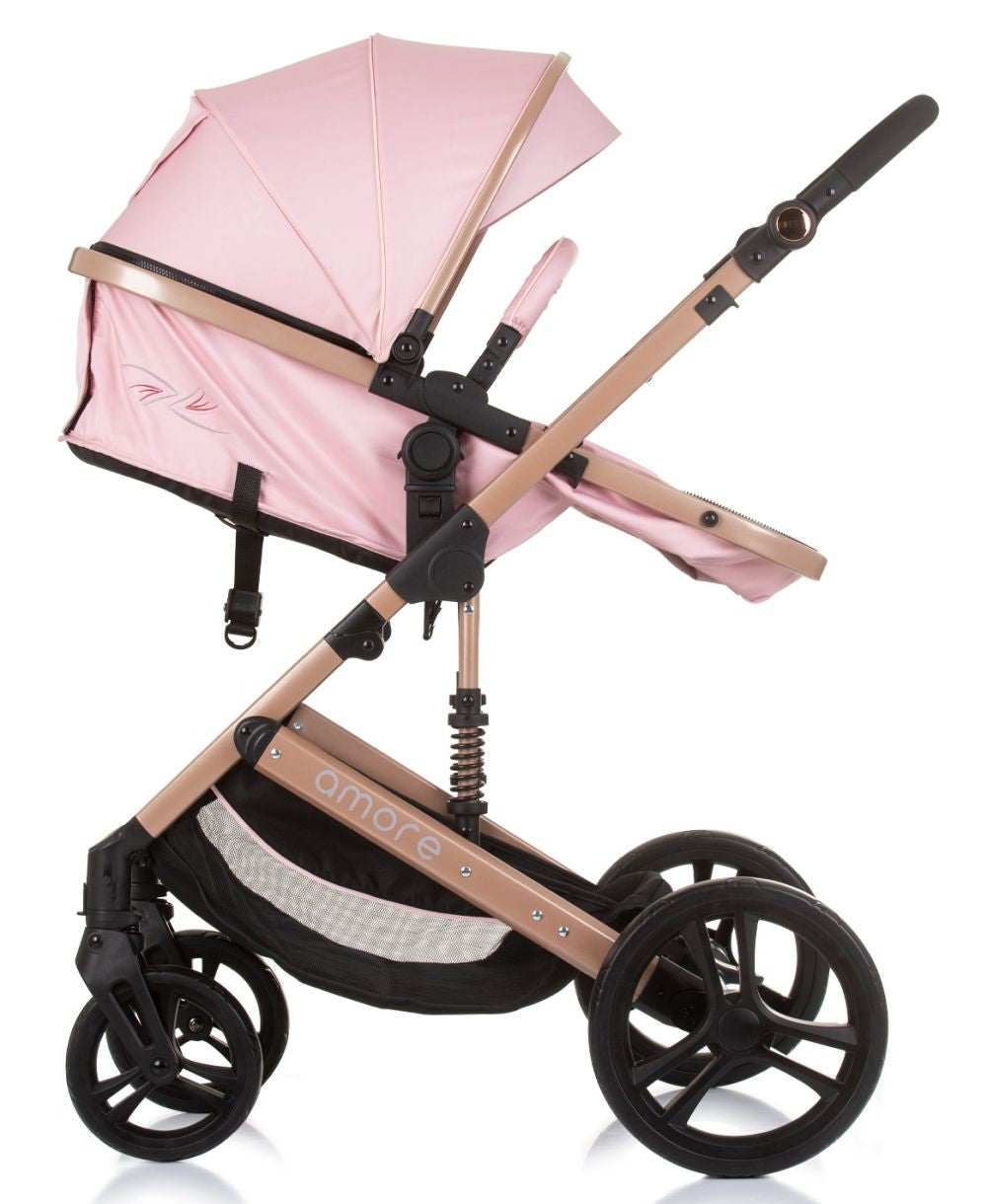Carrito De Bebé Duo Convertible Amore Hasta 22 Kg Flamingo_2
