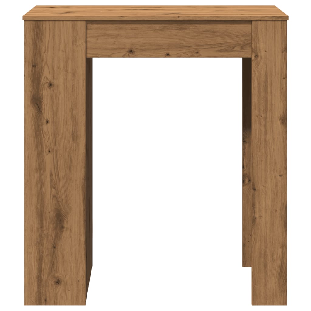 Mesa Alta Con Estantes Madera Roble Artisian 95x47x103,5 Cm_2