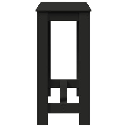 Mesa Alta De Bar Madera Ingeniería Negra 102x50x103,5 Cm_3