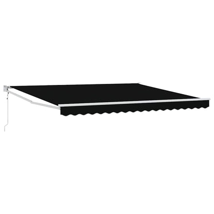 Toldo Negro 400 X 300 Cm Poliéster Y Metal_0