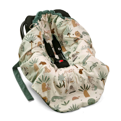 Saco Portabebé Inivero Algodón-velour Unviersal Tropic Fun