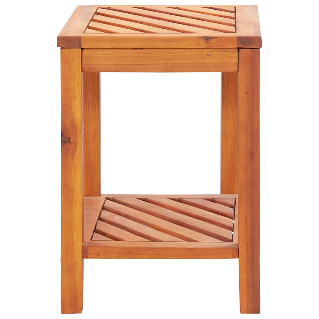 Mesa Auxiliar De Madera Maciza Acacia 45x33x45 Cm_1