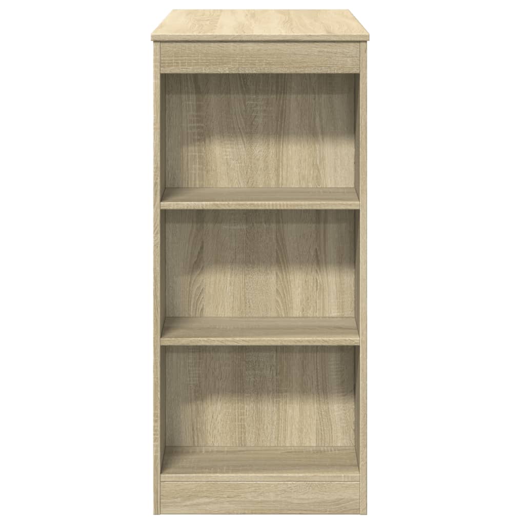 Mesa Alta Bar Con Estantes Madera Roble Sonoma 95x47x103,5 Cm_3