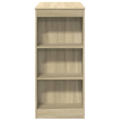 Mesa Alta Bar Con Estantes Madera Roble Sonoma 95x47x103,5 Cm_3