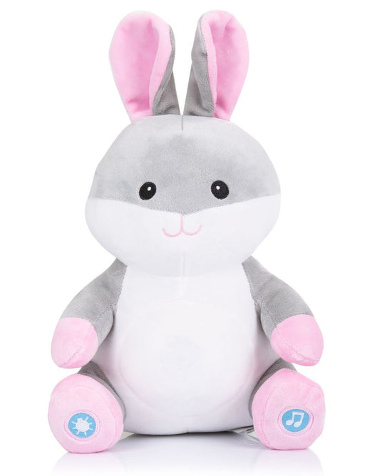 Peluche Musical Y Lámpara De Noche Para Bebés Recién Nacidos Bunny_0