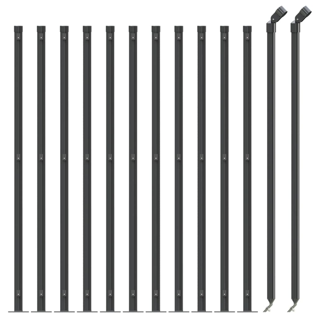 Cerca De Alambre Con Brida Gris Antracita 0,8x25 M / Vetonek_2