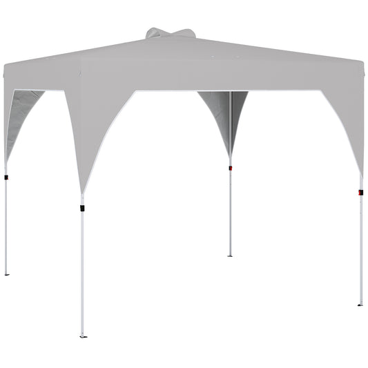 Outsunny Carpa Plegable Pop-up 3x3 M Con Bloqueo Central Altura Ajustable_0