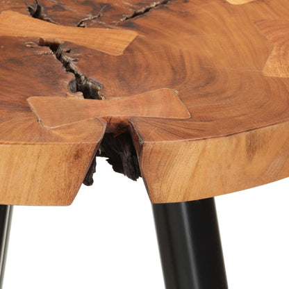 Mesa Alta De Troncos Madera Maciza De Acacia Ø53x105 Cm_3