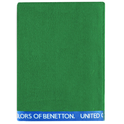 Set 2 Toalla De Playa 90x160cm 380gsm Velour 100%algodon Verde Casa Benetton_4