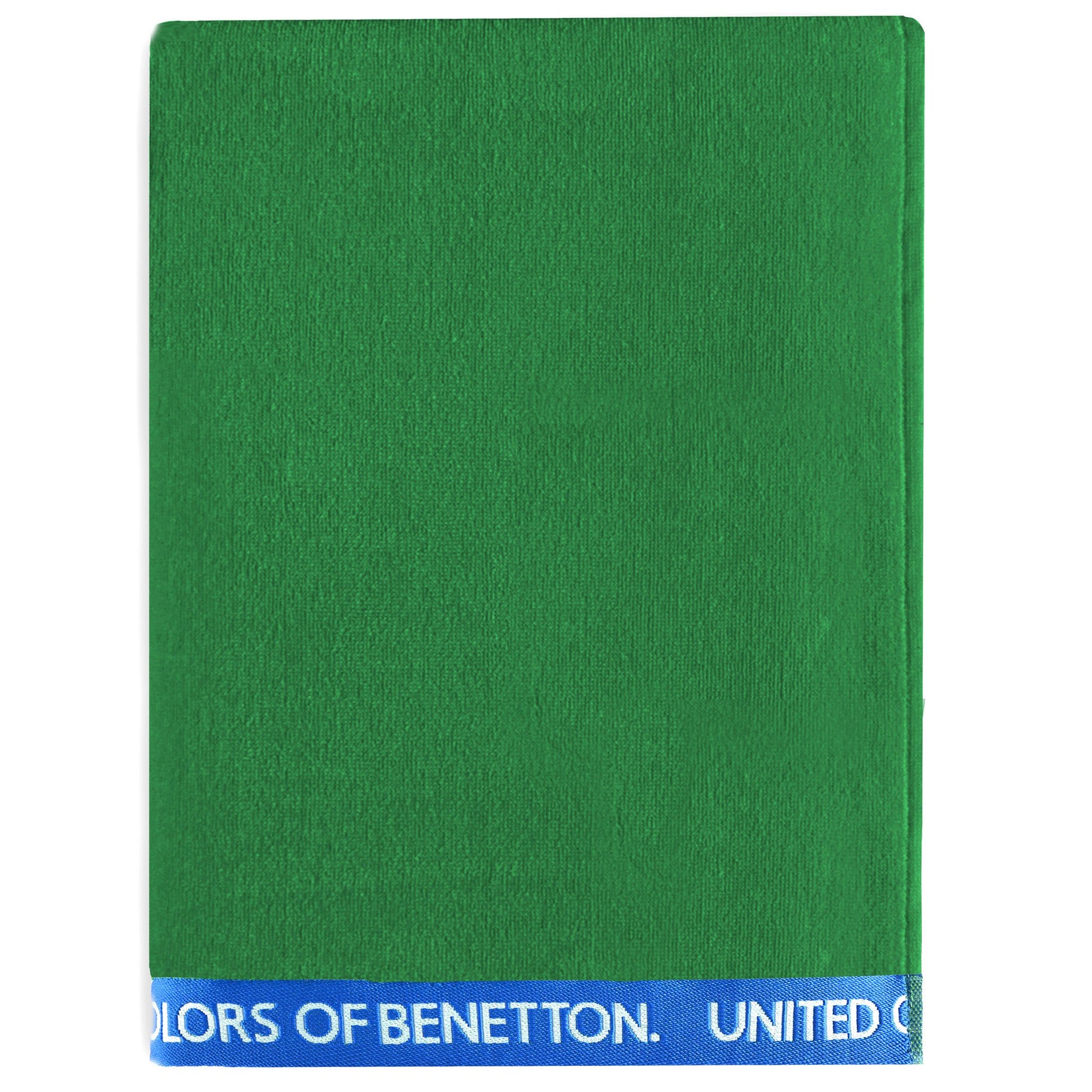 Toalla De Playa 90x160cm 380gsm Velour 100%algodon Verde Casa Benetton_0