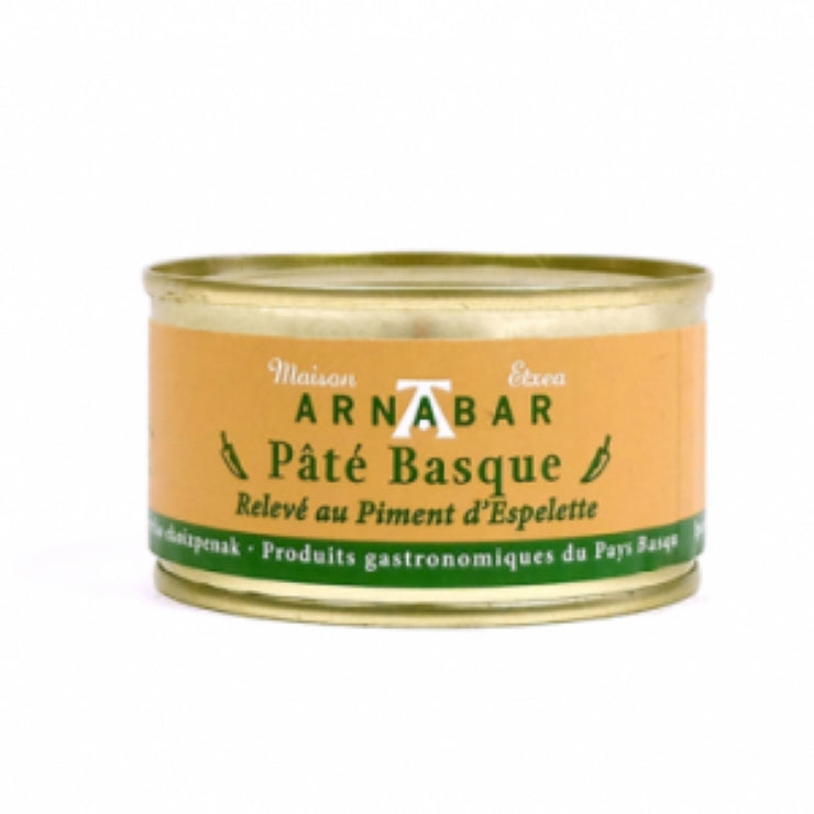 Paté Vasco Con Pimiento De Espelette arnabar 125 Grs._0