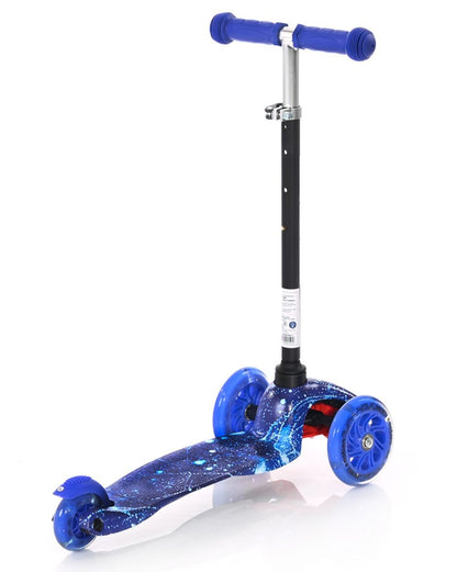 Patinete Infantil Con Luces En Las Ruedas Mini Blue Cosmos_1