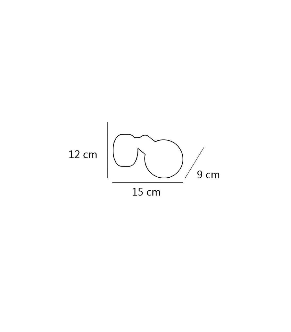 Aplique A Pared Olivo Acabado Cromo 12 Cm(alto)15 Cm(ancho)9 Cm(largo)_1