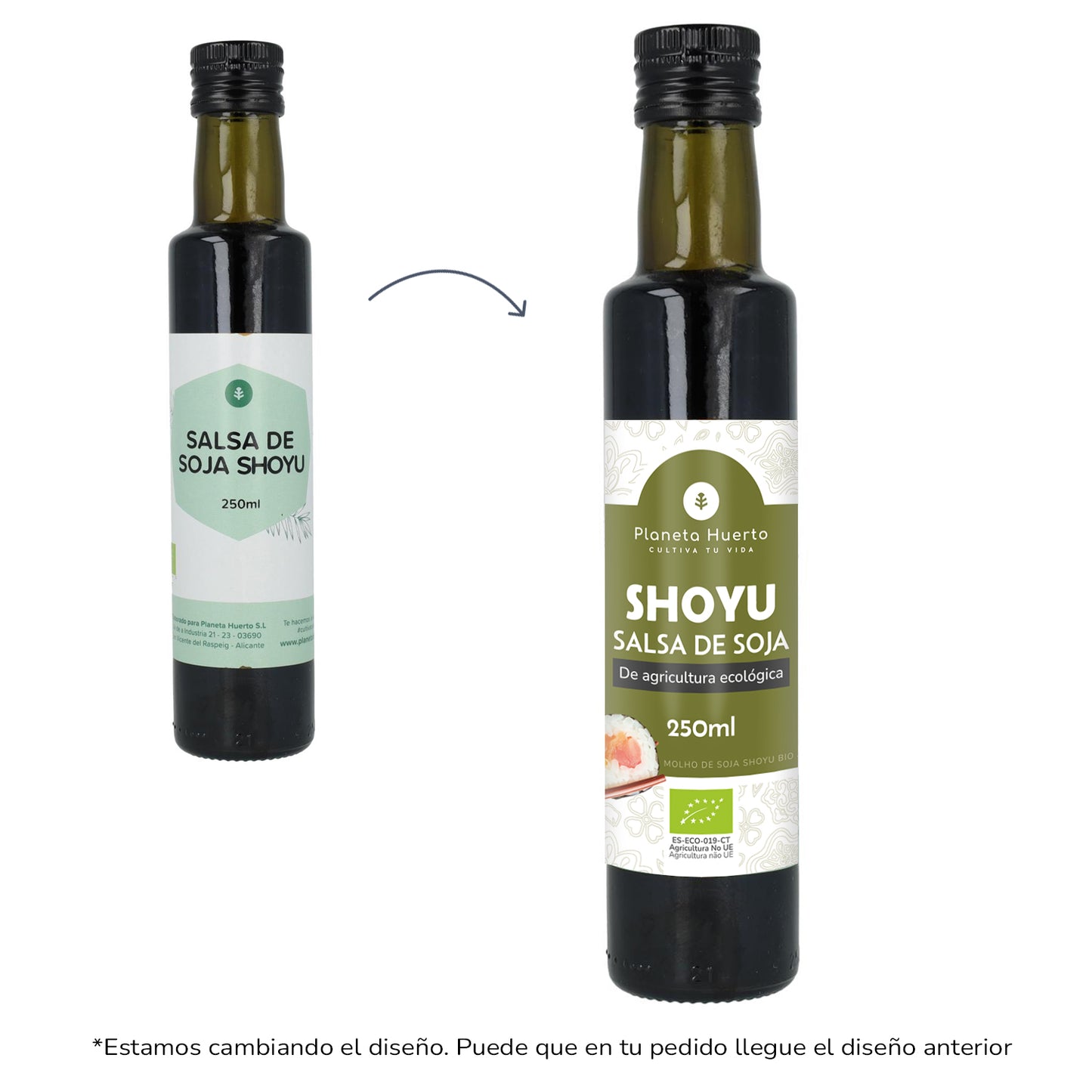Salsa de soja Shoyu ECO Planeta Huerto 250 ml