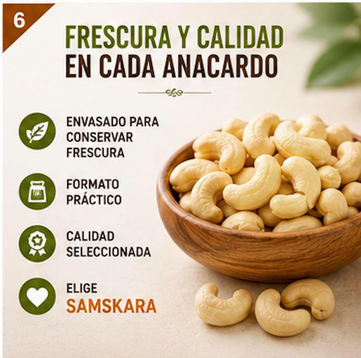 Anacardos Crudos Jumbo Premium - Envasados Al Vacío - 800 G | Fruto Seco Ecológico Premium, Snack Vegano Natural_2