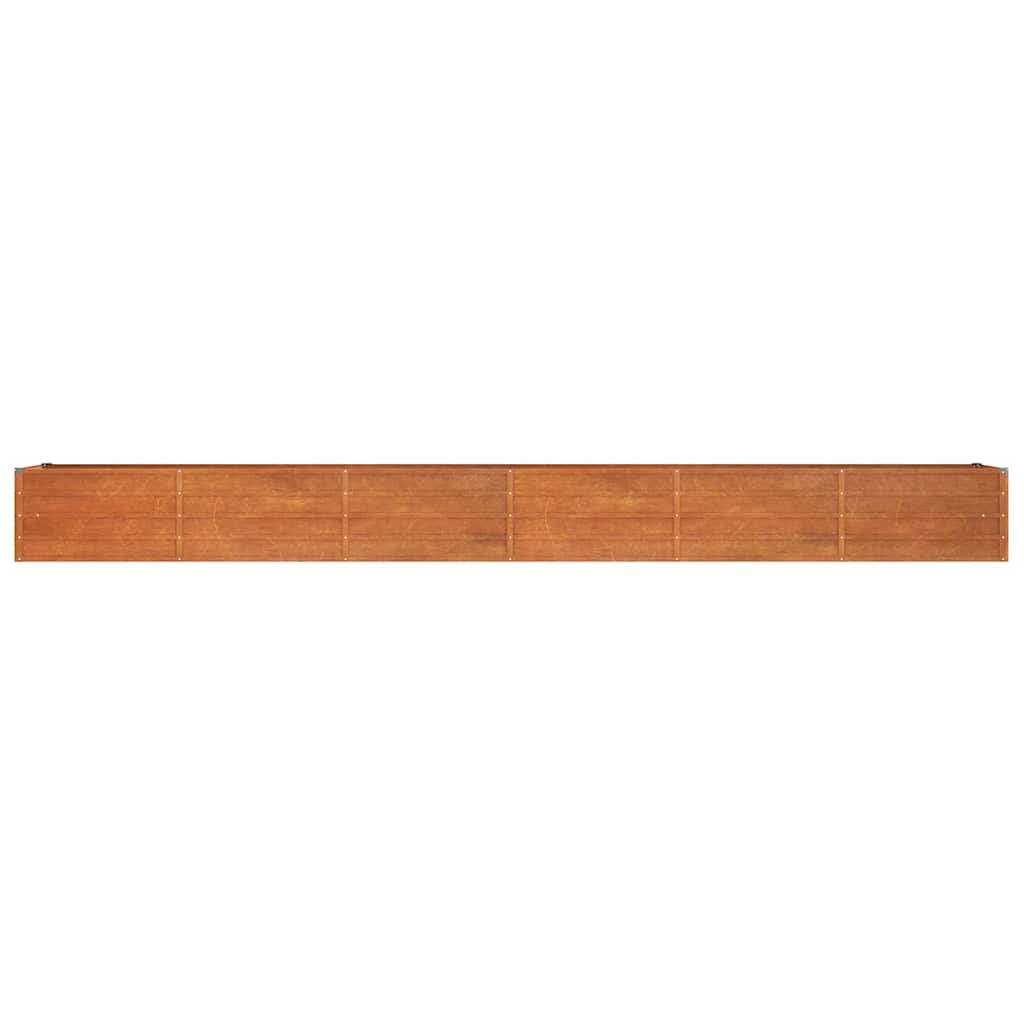 Arriate Oxidado De Acero Corten 480x80x45 Cm_3