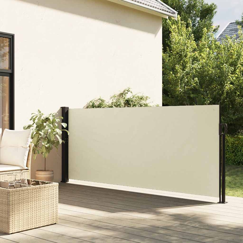 Vidaxl Toldo Lateral Retráctil Crema 120x600 Cm_1