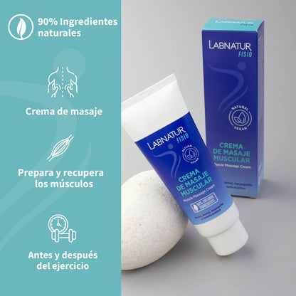 Labnatur Fisio Crema de Masaje Muscular 125 ml | Preparación y Recuperación de Músculos y Ligamentos | NATURAL_2