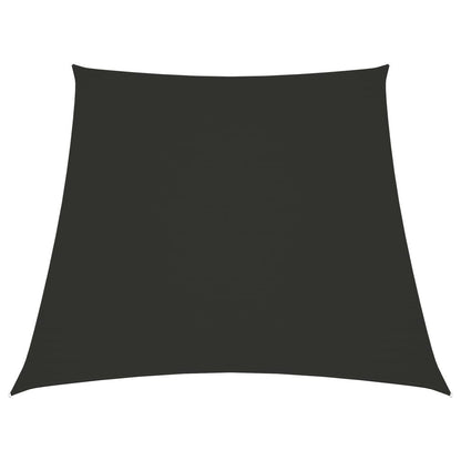 Vidaxl Toldo De Vela Tela Oxford Trapecio Gris Antracita 2/4x3 M_0