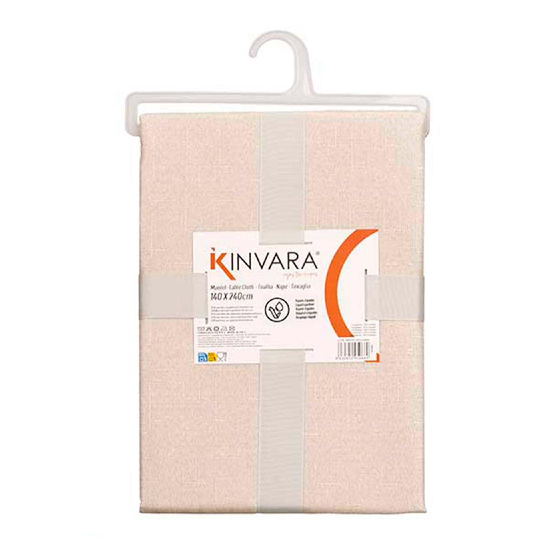 Mantel Poliester 140x240cm Crudo Colección Kinvara