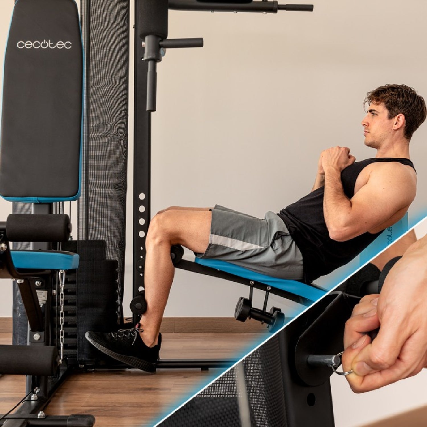 Cecotec Estacion De Musculacion Drumfit Homegym 2000 Double Cecotec_2