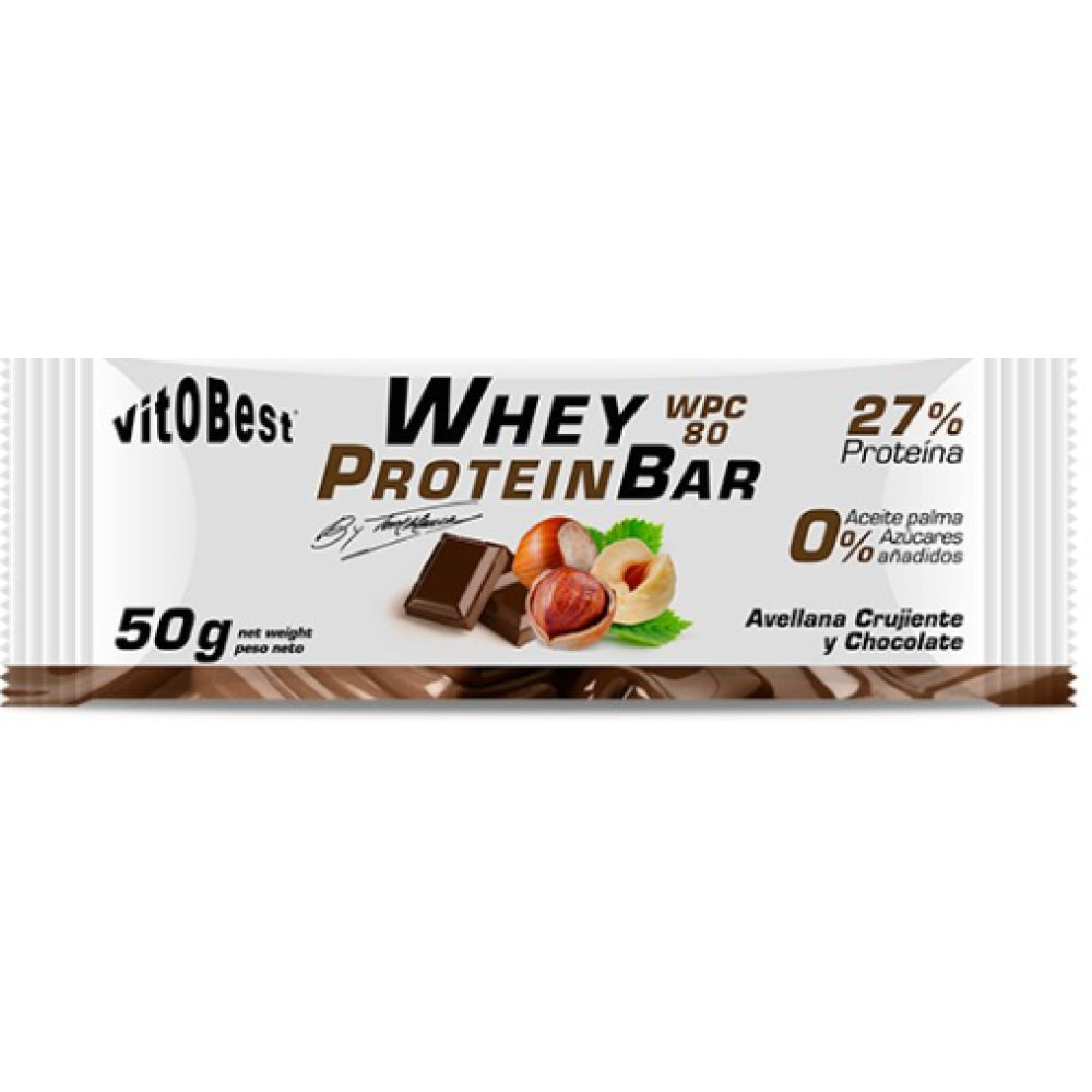 Whey Protein Bar Torreblanca 50 Gr Chocolate Con Avellanas