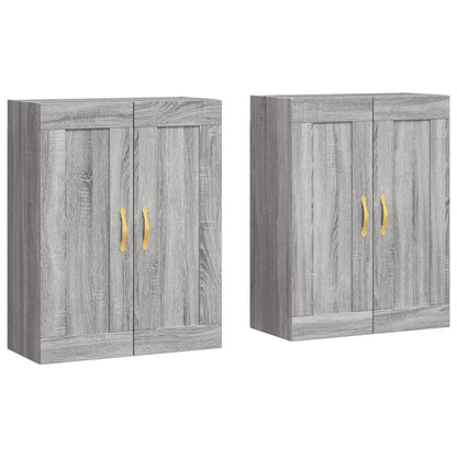 Armarios De Pared 2 Uds Madera De Ingeniería Gris Sonoma_1