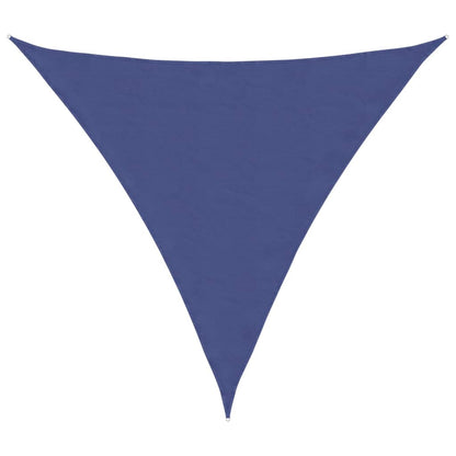 Toldo De Vela Triangular Tela Oxford Azul 5x5x5 M_0