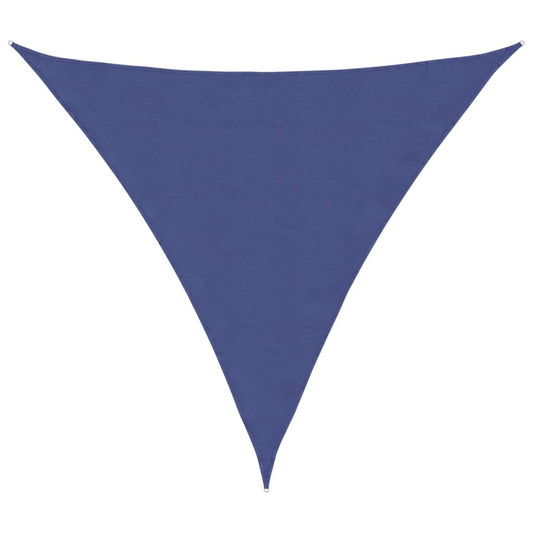 Toldo De Vela Triangular Tela Oxford Azul 5x5x5 M_0