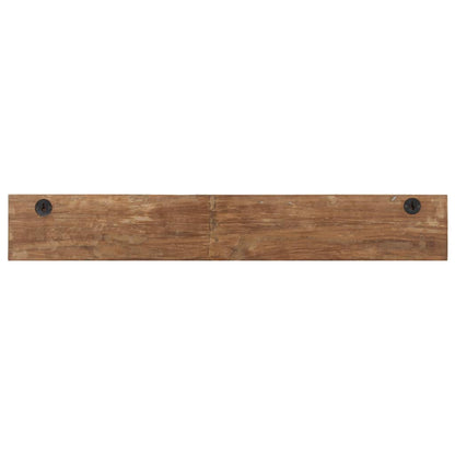 Perchero De Recibidor 5 Ganchos Madera Reciclada 100x2,5x15 Cm_4