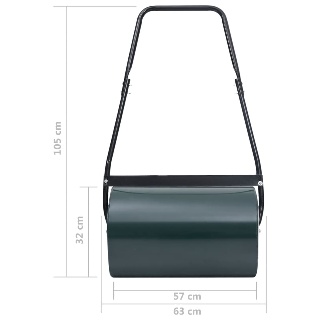 Rodillo Para Césped Verde Y Negro 63 Cm 50 L / Vetonek_1