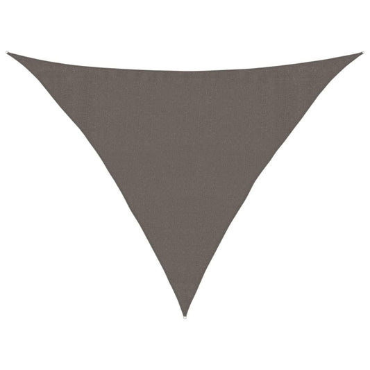 Vidaxl Toldo De Vela Gris Antracita Hdpe 160 G/m² 3,5x3,5x4,9 M_0