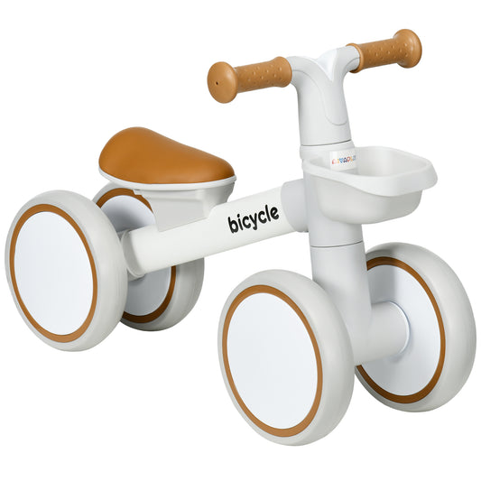 Aiyaplay Bicicleta Sin Pedales Para Niños De 12-36 Meses 56x27x39 Cm Blanco_0