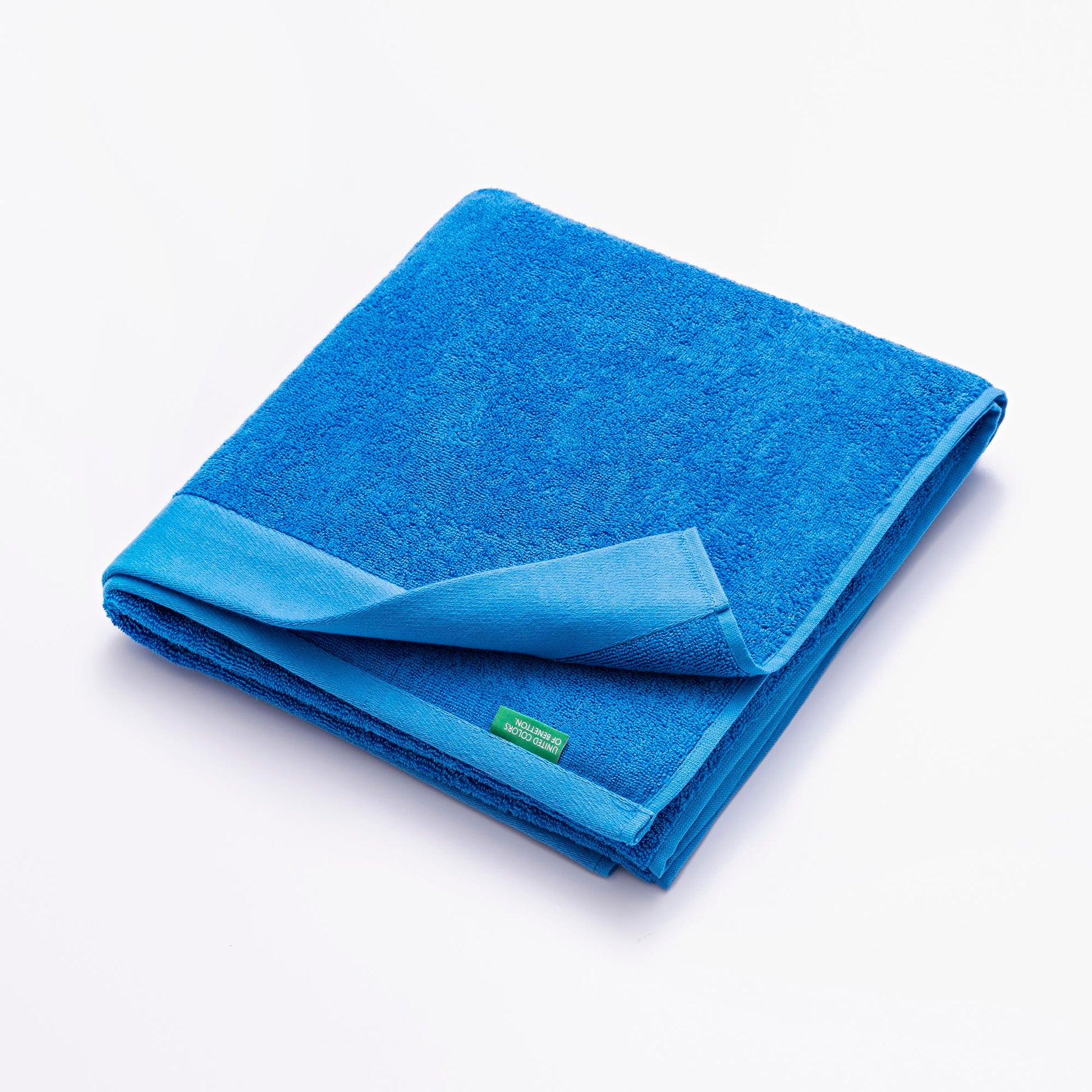 Toalla 90x150 Algodón Orgánico 450gsm Azul Benetton_2
