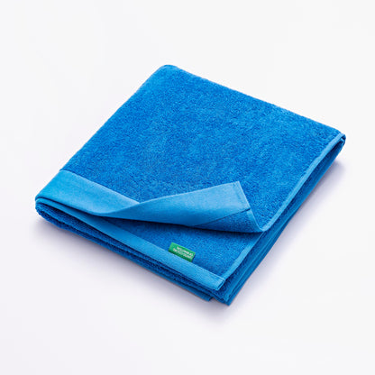 Toalla 90x150 Algodón Orgánico 450gsm Azul Benetton_2