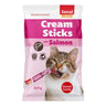 20 Paquetes Sanal Snack Crema De Salmon Para Gato Con 5 Tubos De 15g