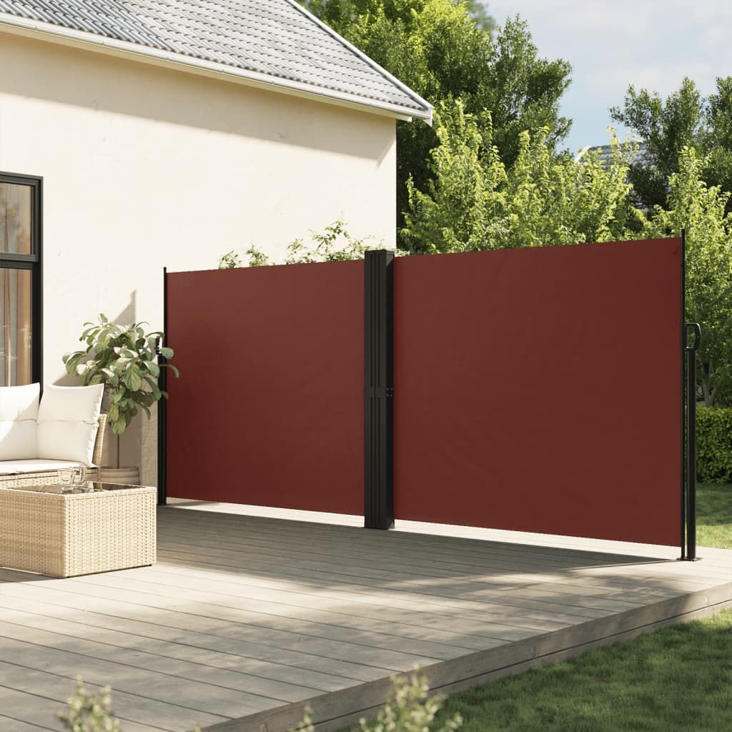Vidaxl Toldo Lateral Retráctil Marrón 180x600 Cm_1