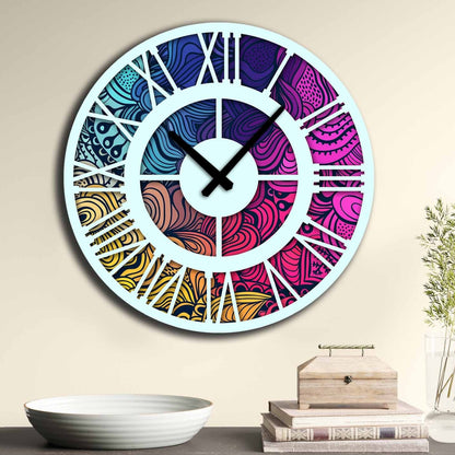 Reloj Mdf Decorativo Multicolor