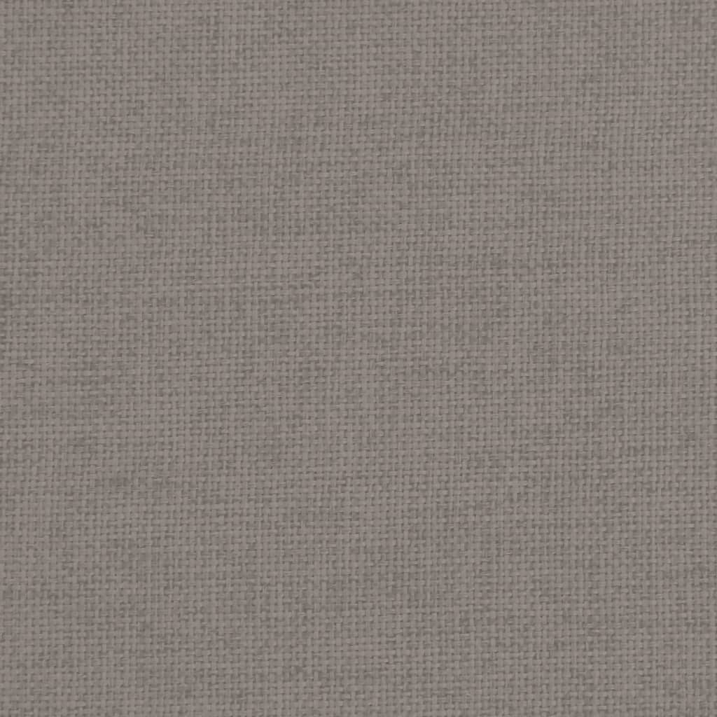 Cama Para Perros De Tela Gris Taupe 90x53x30 Cm / Vetonek_5
