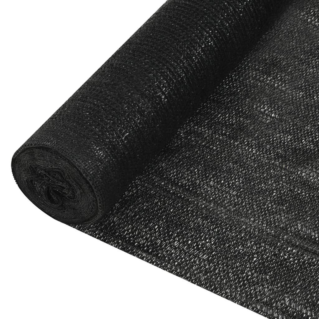 Vidaxl Red De Privacidad Hdpe Negro 1x10 M 150 G/m²_0